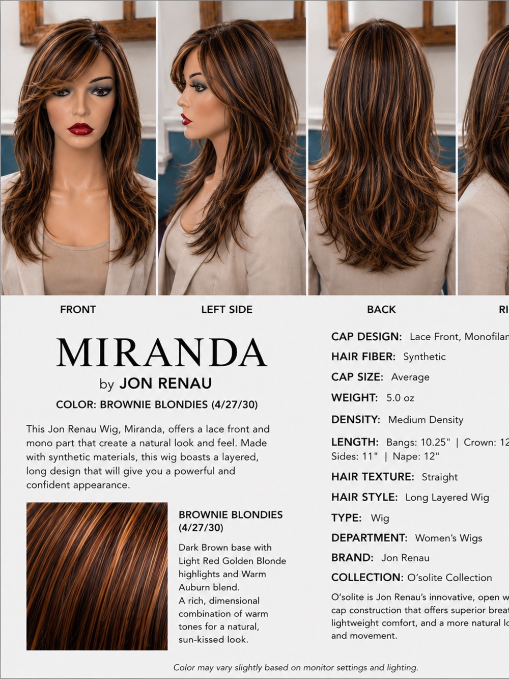 Miranda in Brownie Blondies by Jon Renau